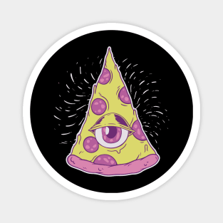 Illuminati pizza Magnet